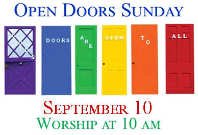 Join us for Open Doors Sunday!