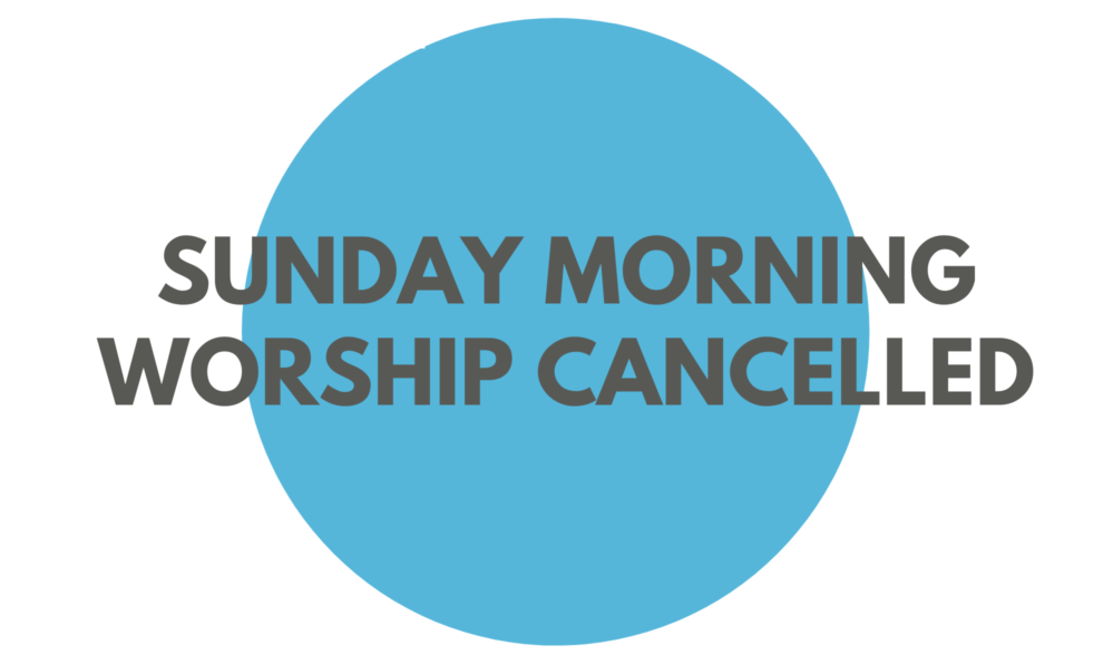 No worship service on Sun, Jan 30